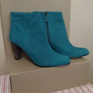Cole Haan turquoise Harper bootie